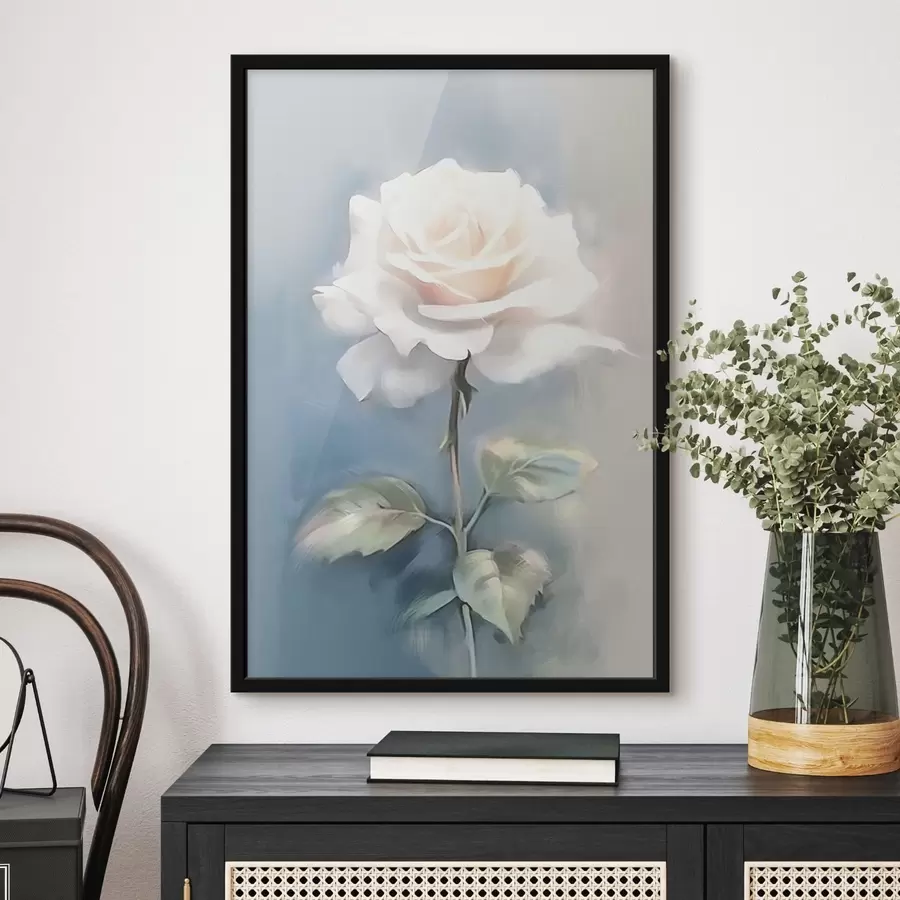 Fototapetai Balta rožė f41696