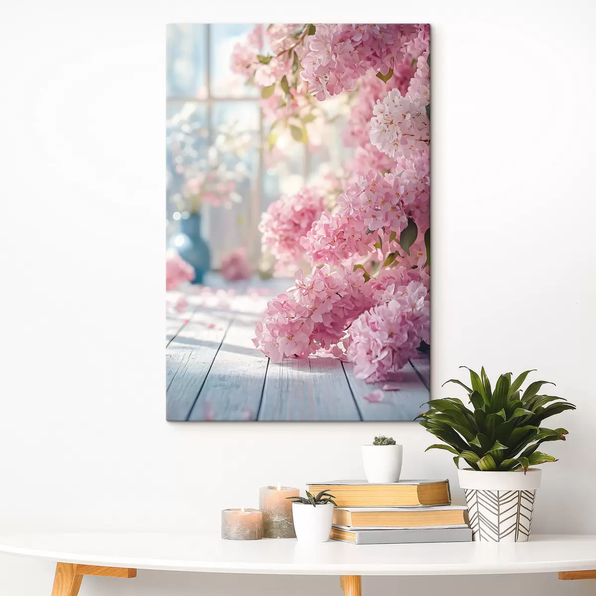 Paveikslėlis Rožinė alyvinė spalva lango fone s41748