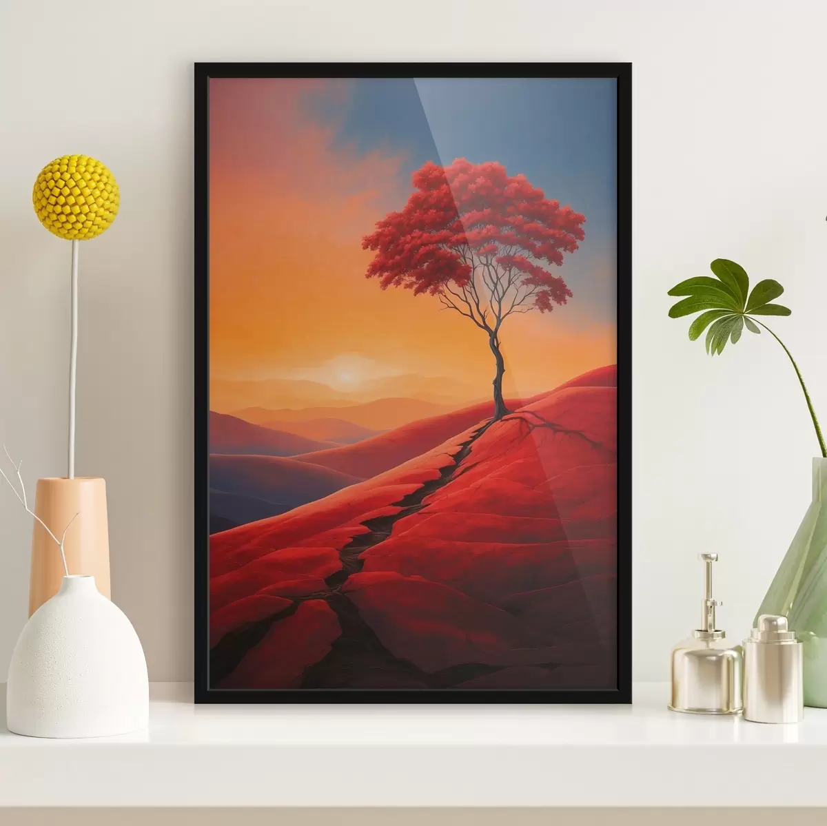Plakatas Raudonoji dykuma f41578