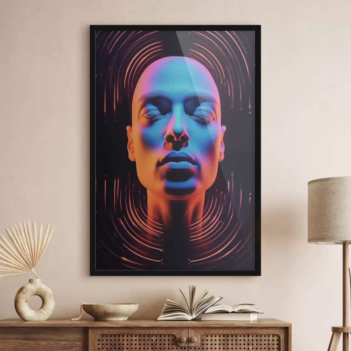 Plakatas Ryškus portretas, veidas f41851