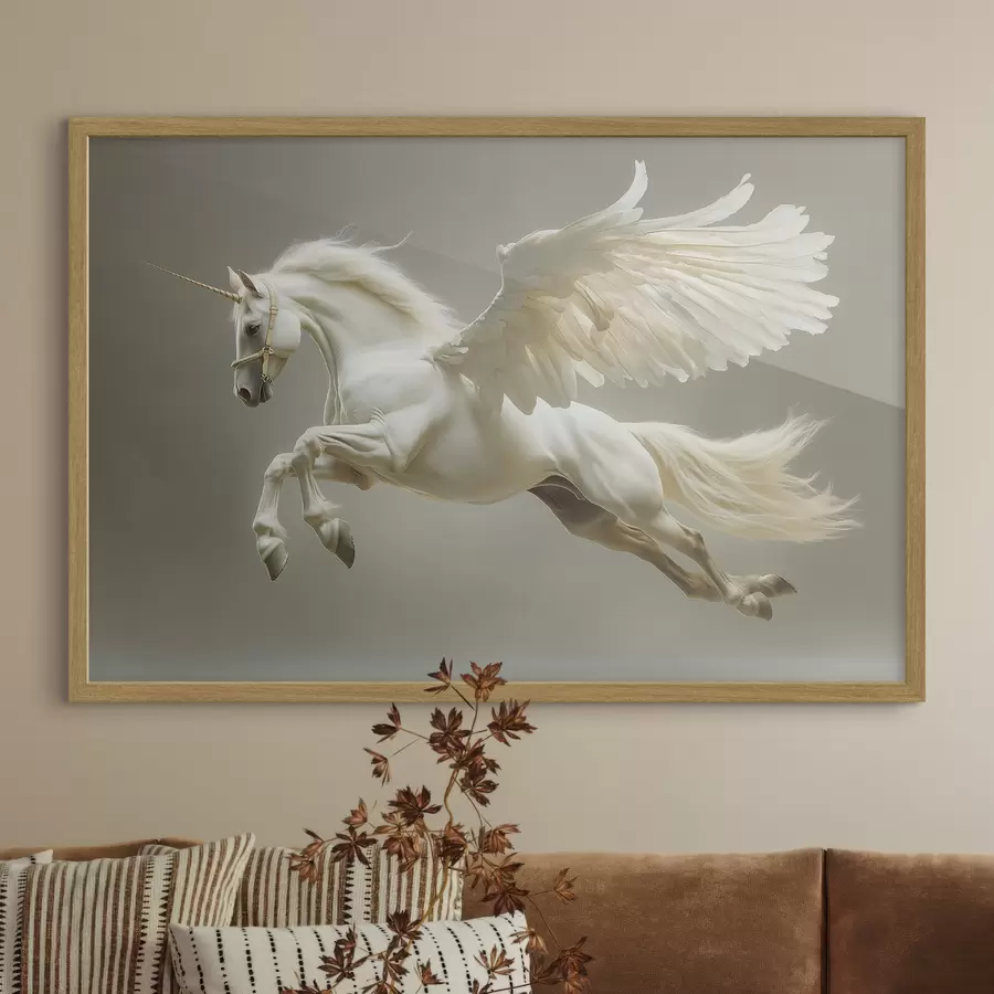 Fototapetai Šuoliuojantis sparnuotas žirgas Pegasas f41875