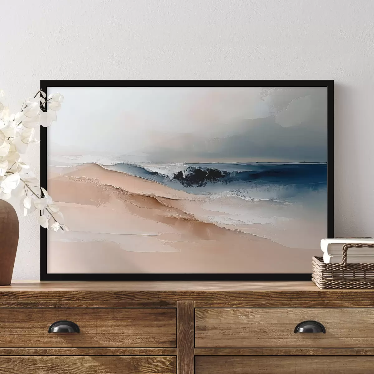 Plakatas Abstraktus su vandenyno banga f41654