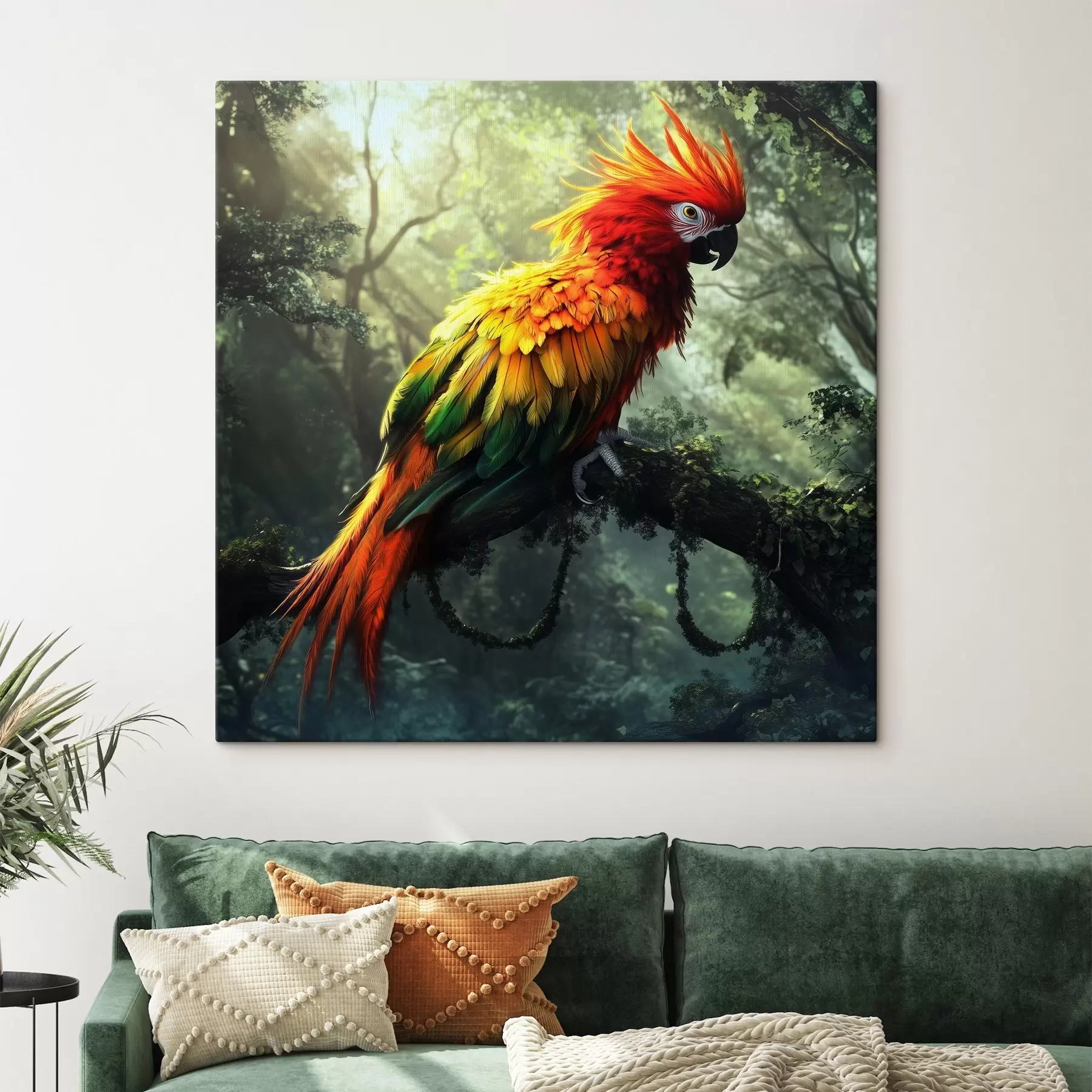 Paveikslėlis Spalvinga papūga džiunglėse s41967