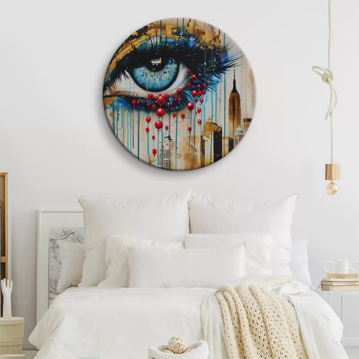 Apvalūs paveikslai Ryškus žvilgsnis r39795