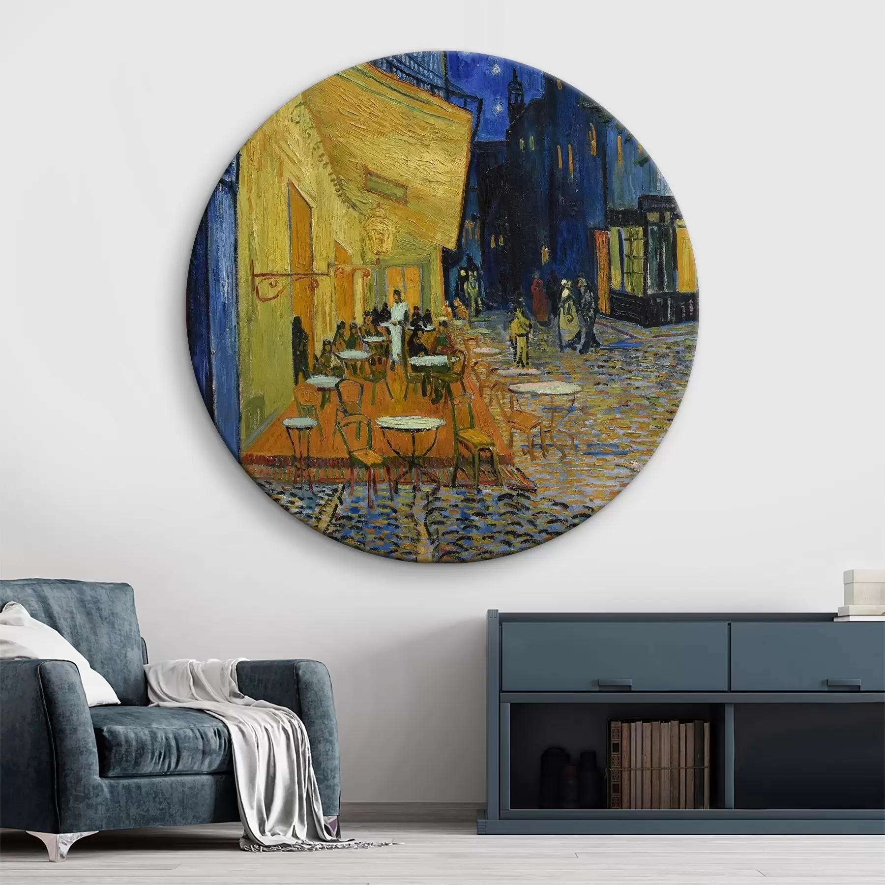 Paveikslėlis Kavinės terasa naktį, Vincentas van Gogas r12313