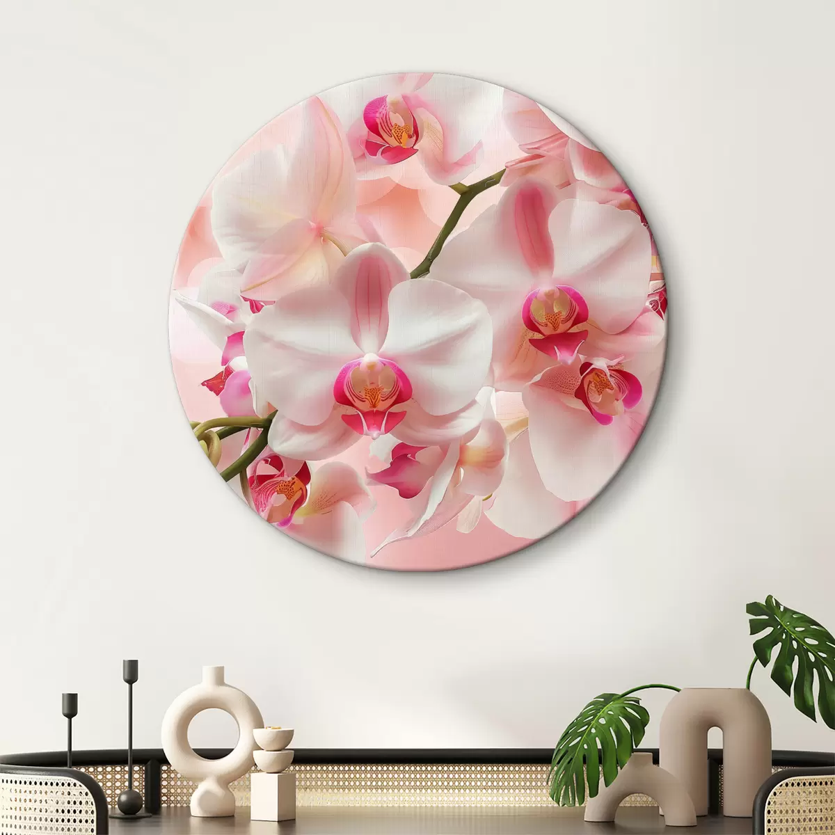Apvalūs paveikslai Orchidėja r39691