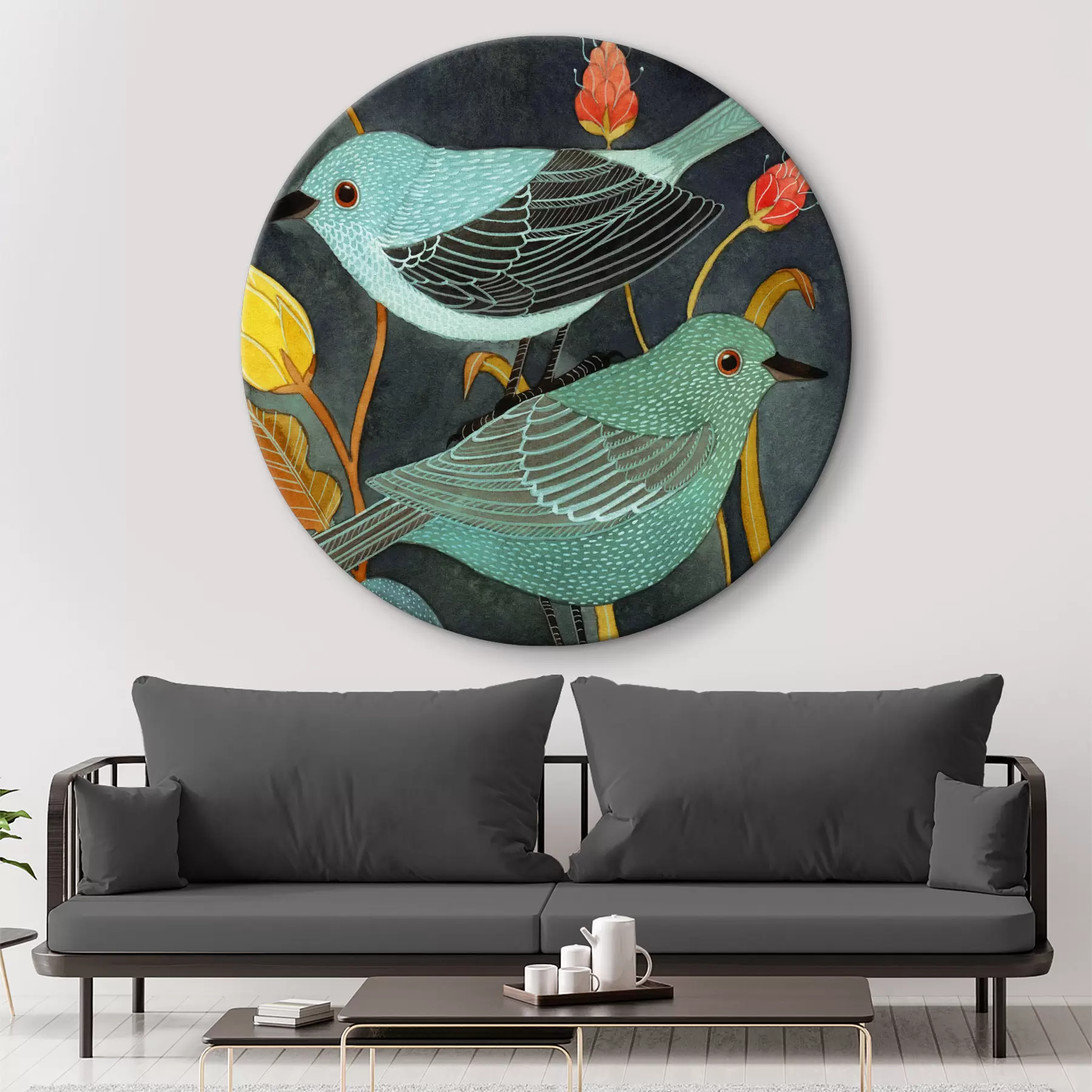 Paveikslėlis Trys paukščiai apsižvalgo r03061