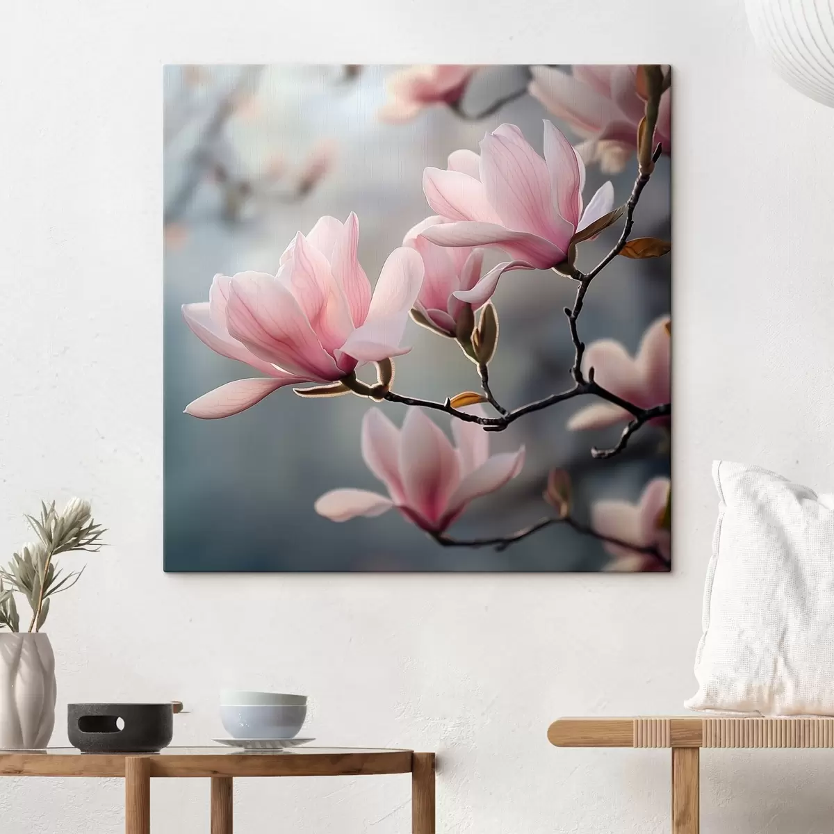 Paveikslėlis Magnolijos žiedai ant šakos s42042