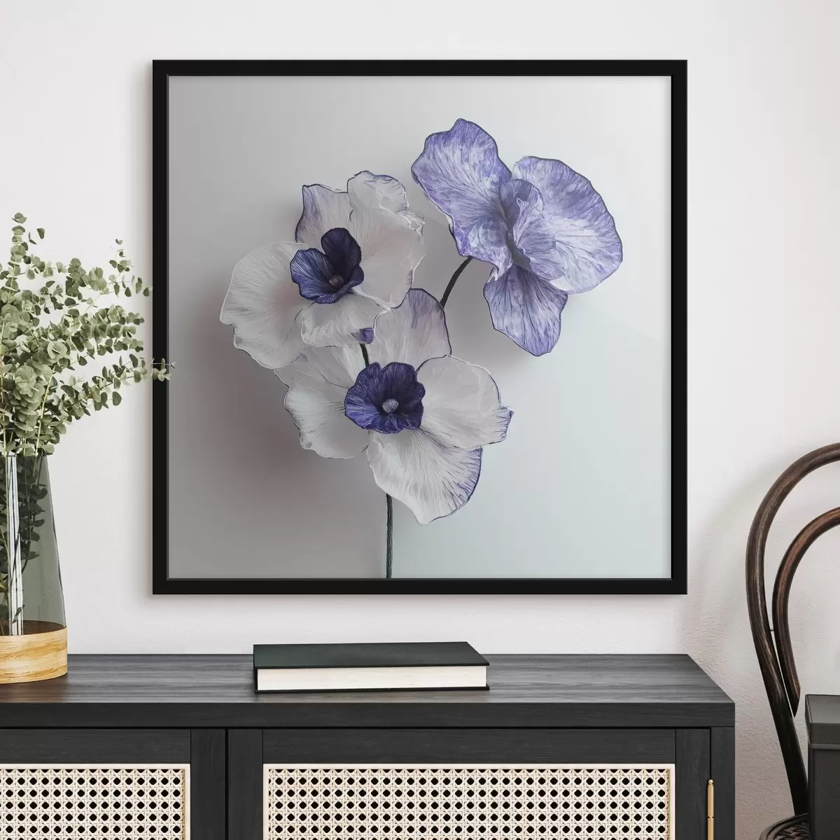 Plakatas Prabangios orchidėjos ant šakos f42044