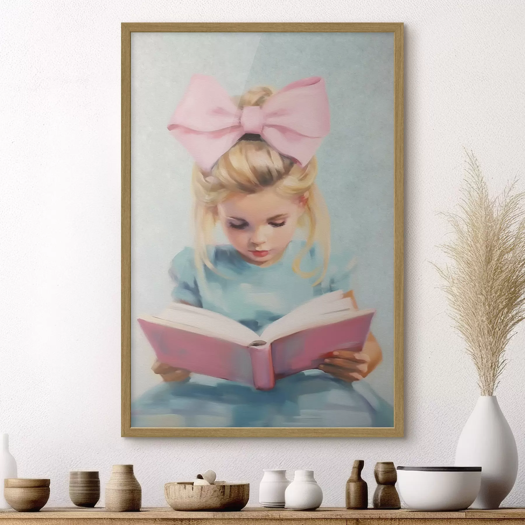 Fototapetai Maža mergaitė ir knyga f41800