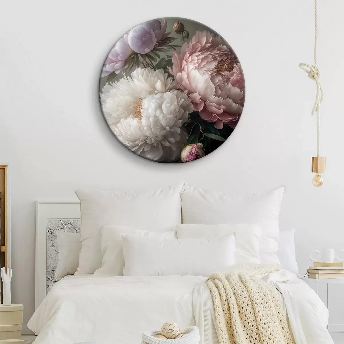Apvalūs paveikslai Gėlė, žiedlapis ir rožinė spalva r33097