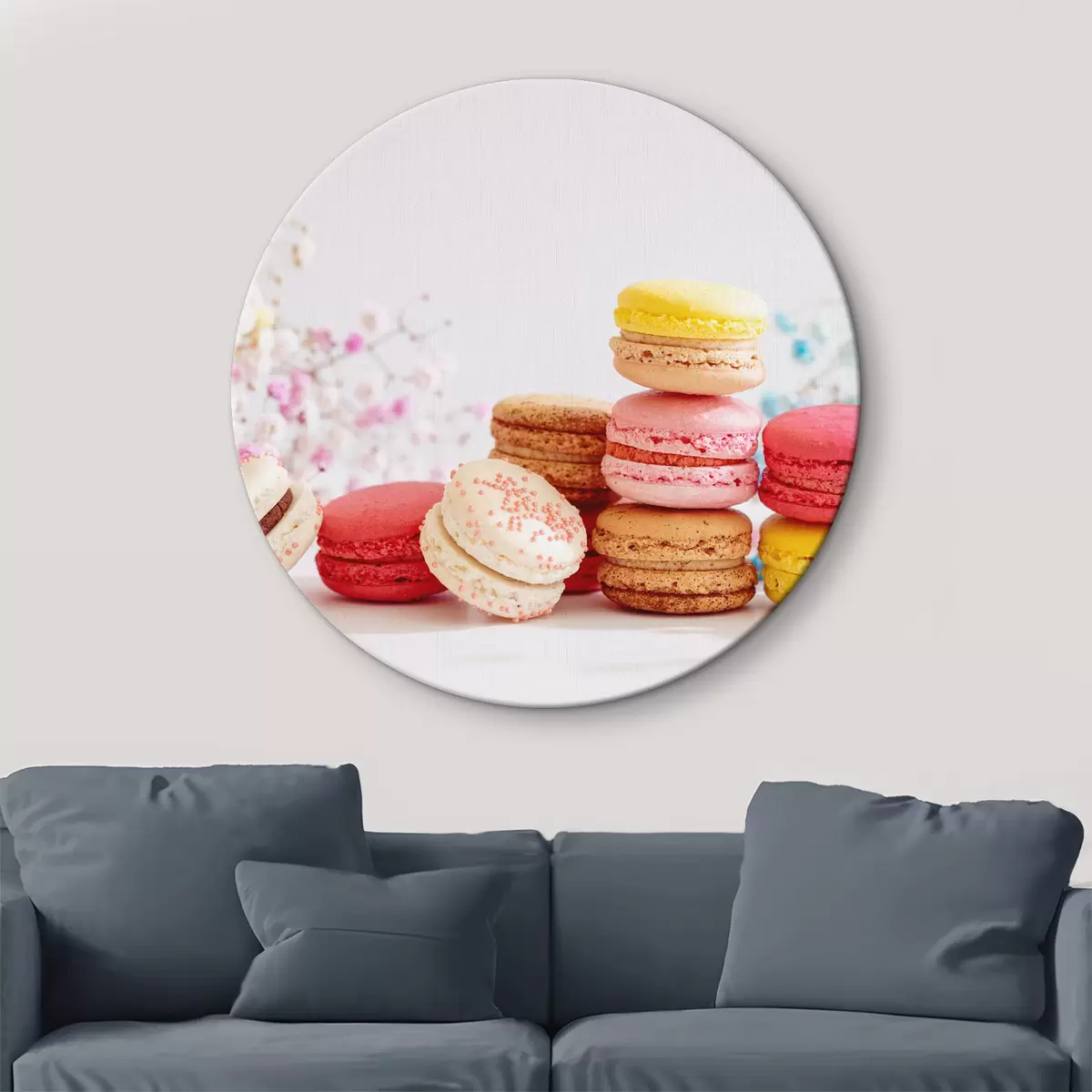 Apvalūs paveikslai Macarons r37757