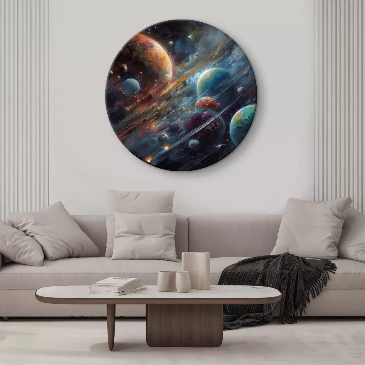 Apvalūs paveikslai Atmosfera, pasaulis ir gamta r32350