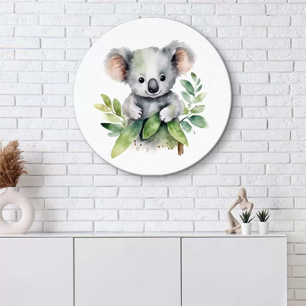 Apvalūs paveikslai Koala laiko lapus r38919