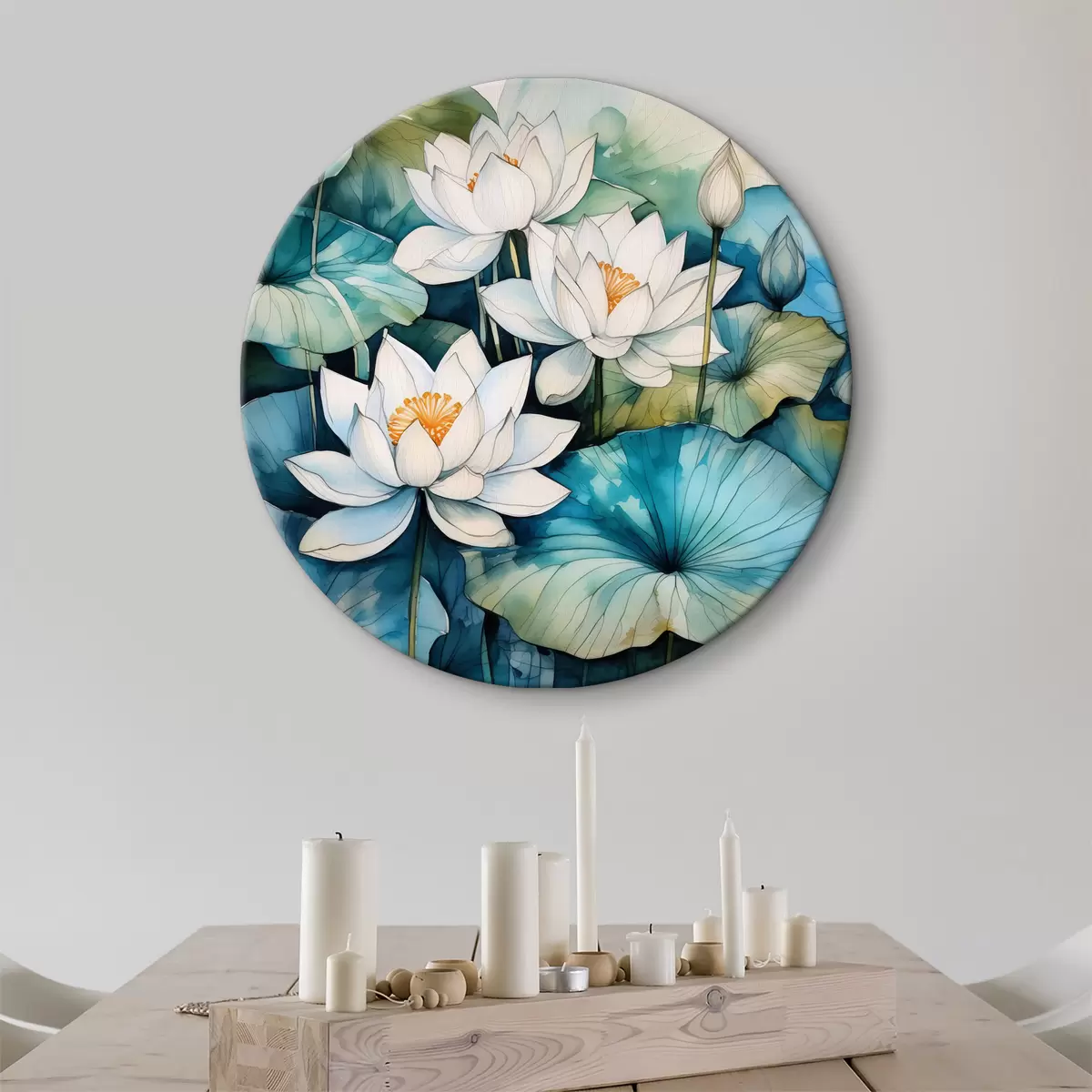 Apvalūs paveikslai Lelijos r39059