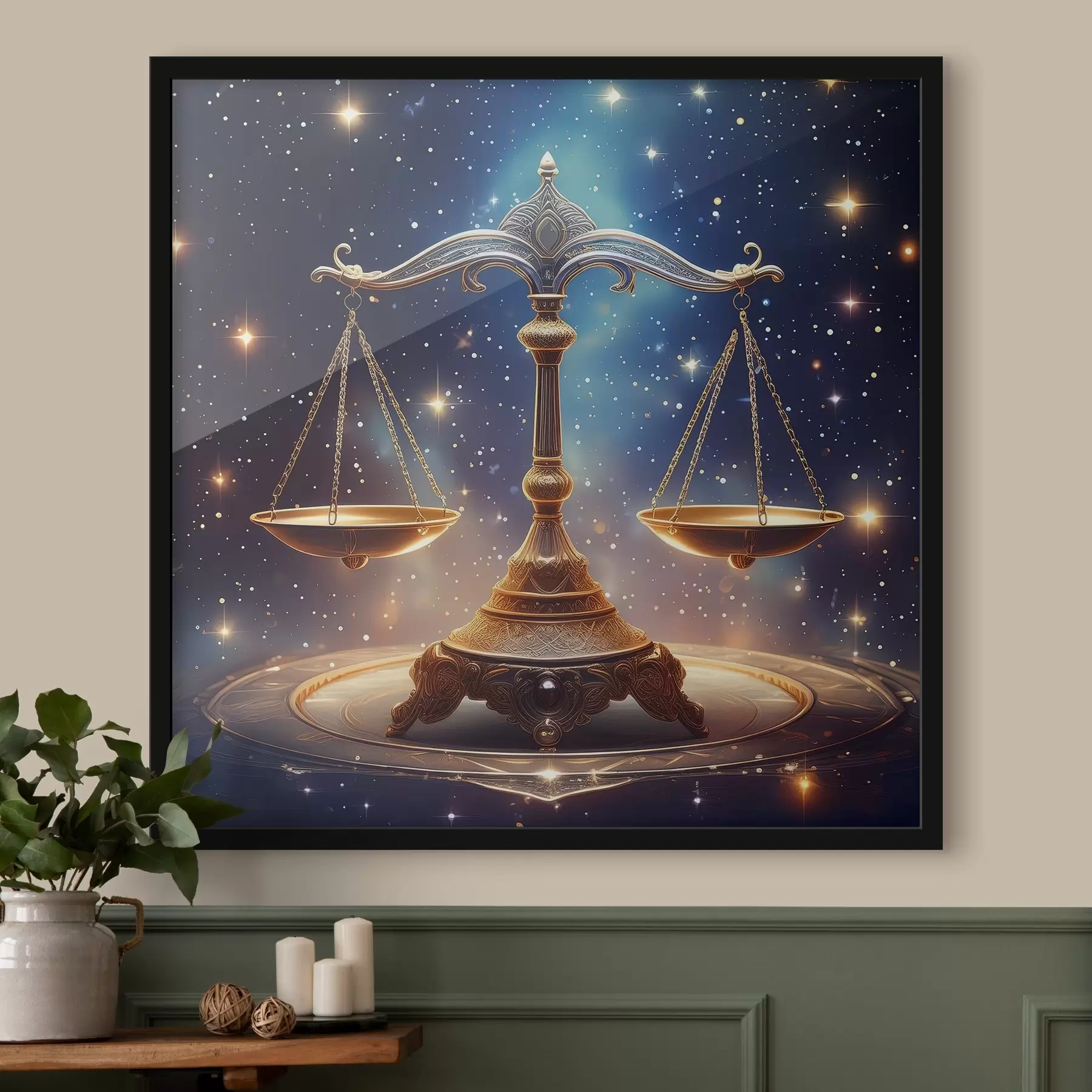Paveikslėlis Dangaus teisingumo svarstyklės laukia pusiausvyros f39056