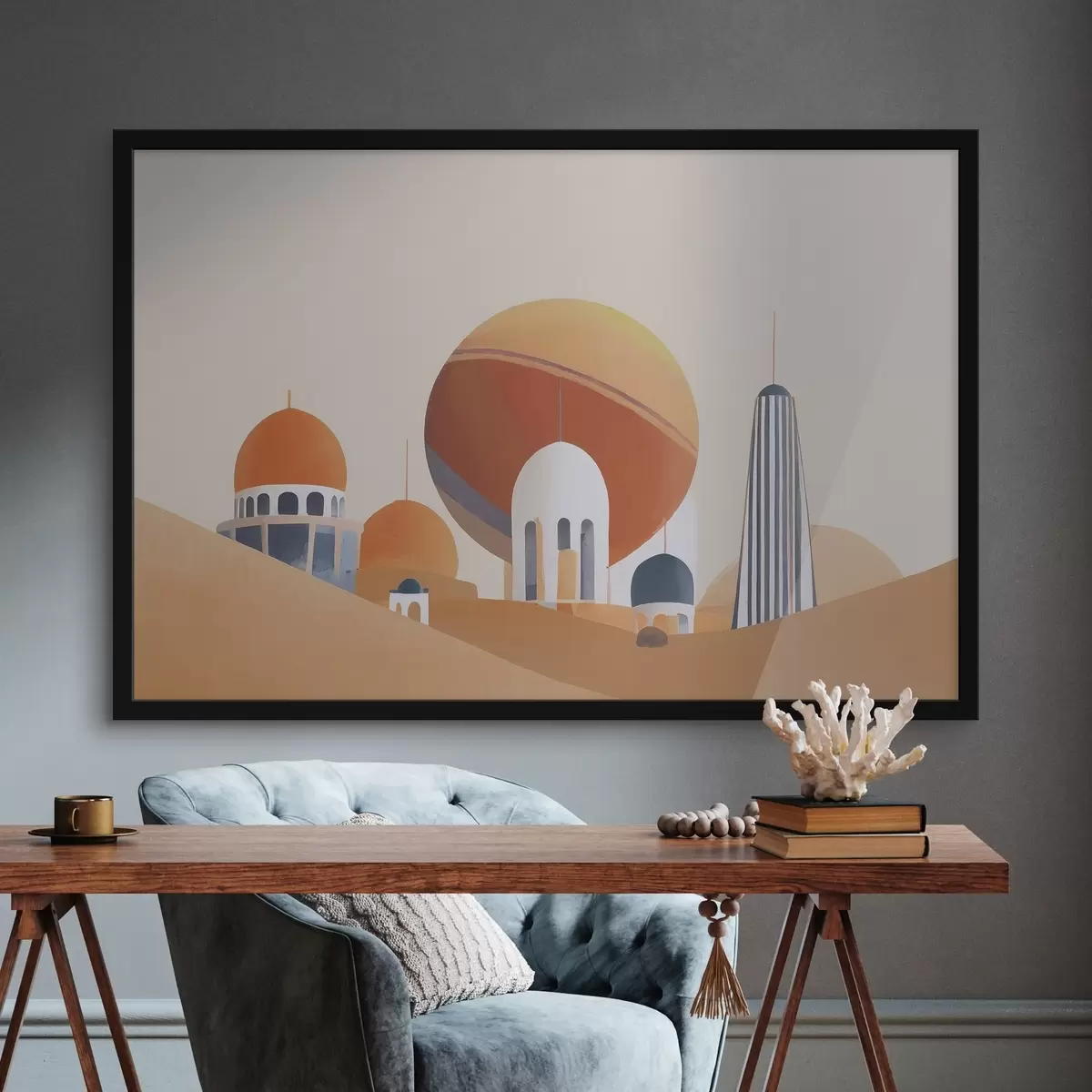 Plakatas Miesto vaizdas f37816