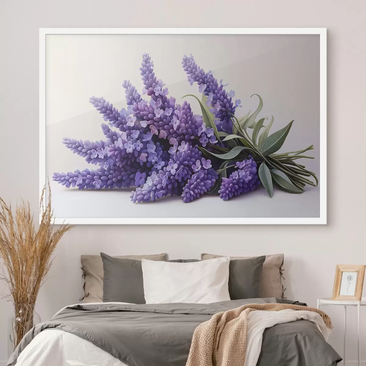 Plakatas Violetinių gėlių puokštė f38082