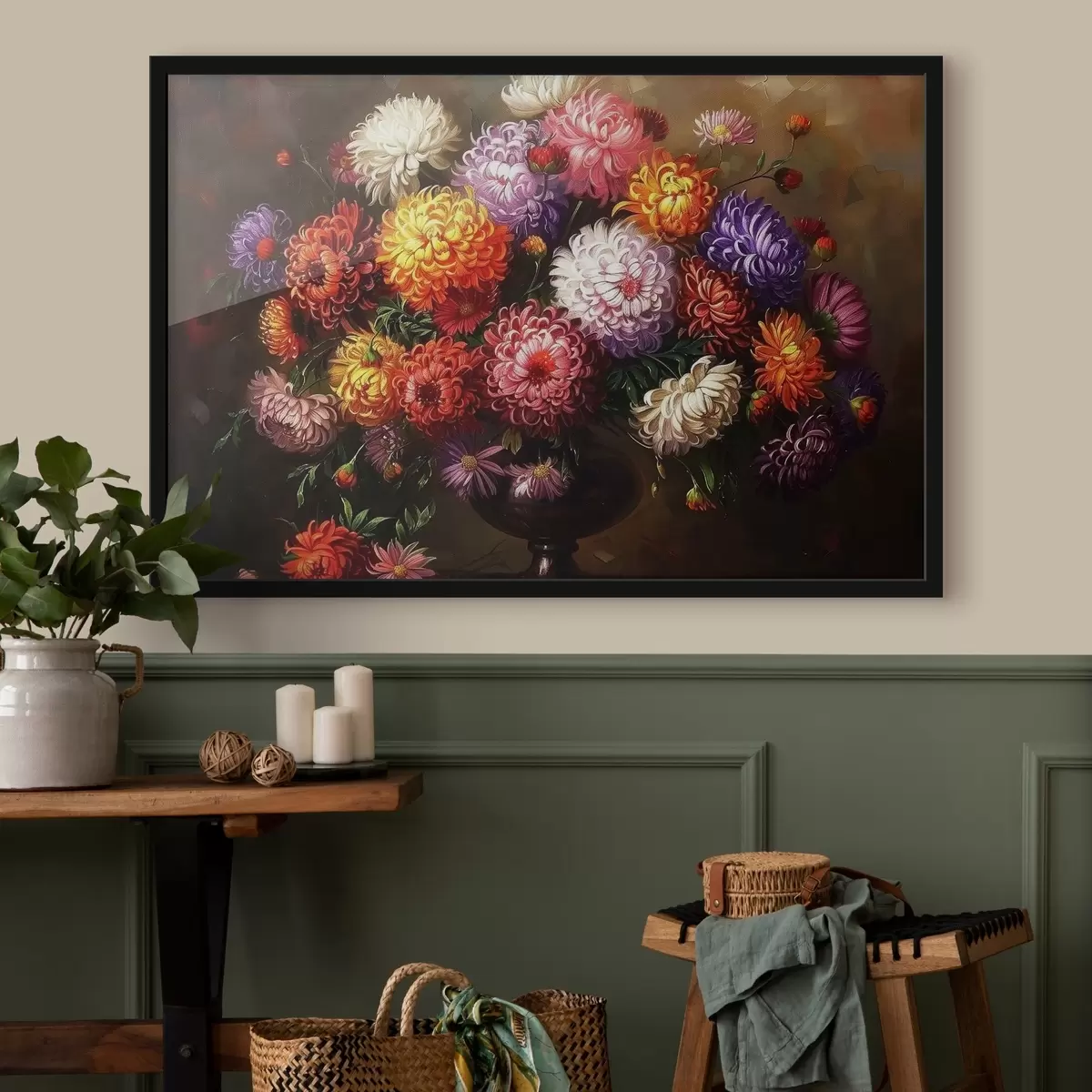 Plakatas Gyvybinga puokštė ir nesenstanti elegancija f38546