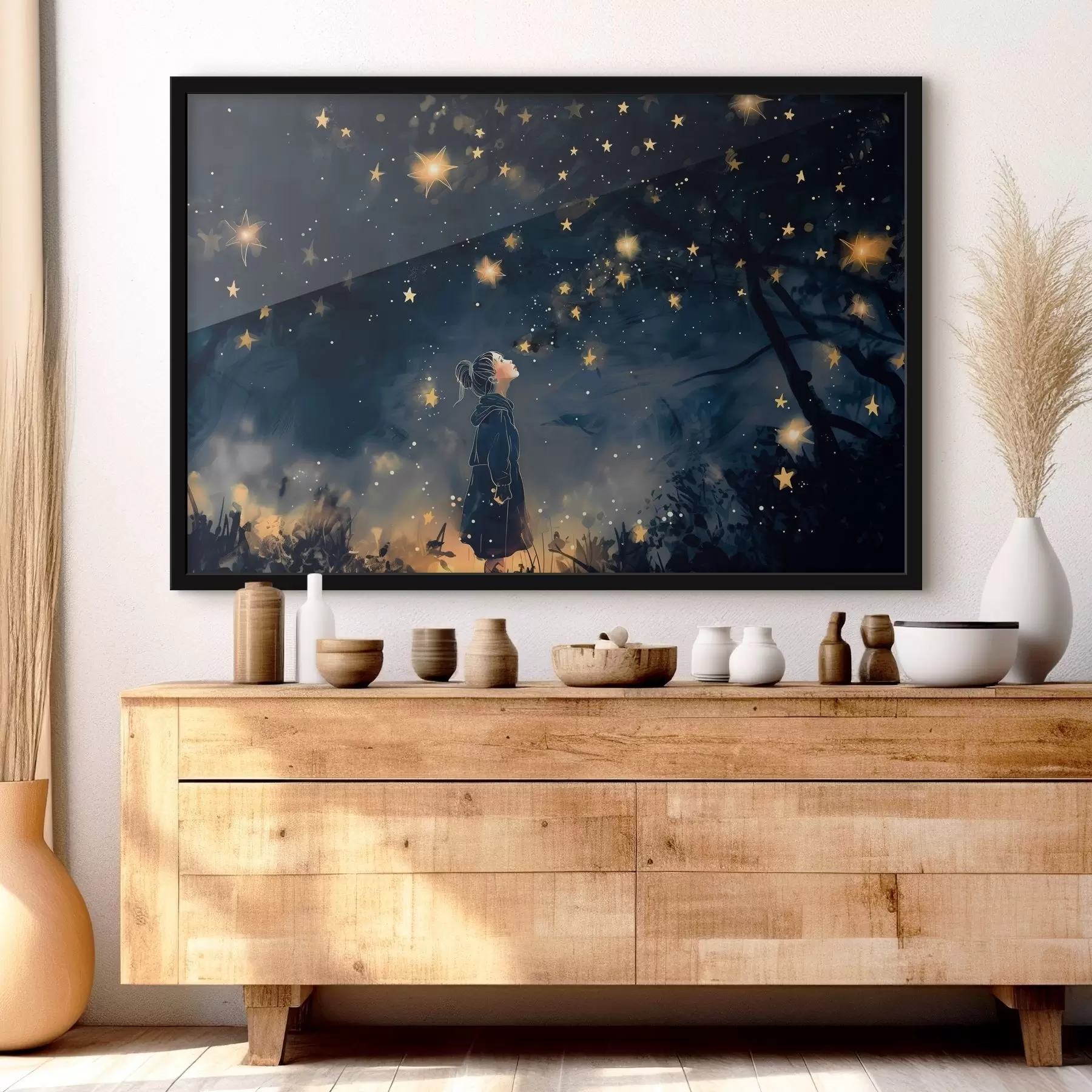 Fototapetai Svajojimas po žvaigždėtu dangumi f38800