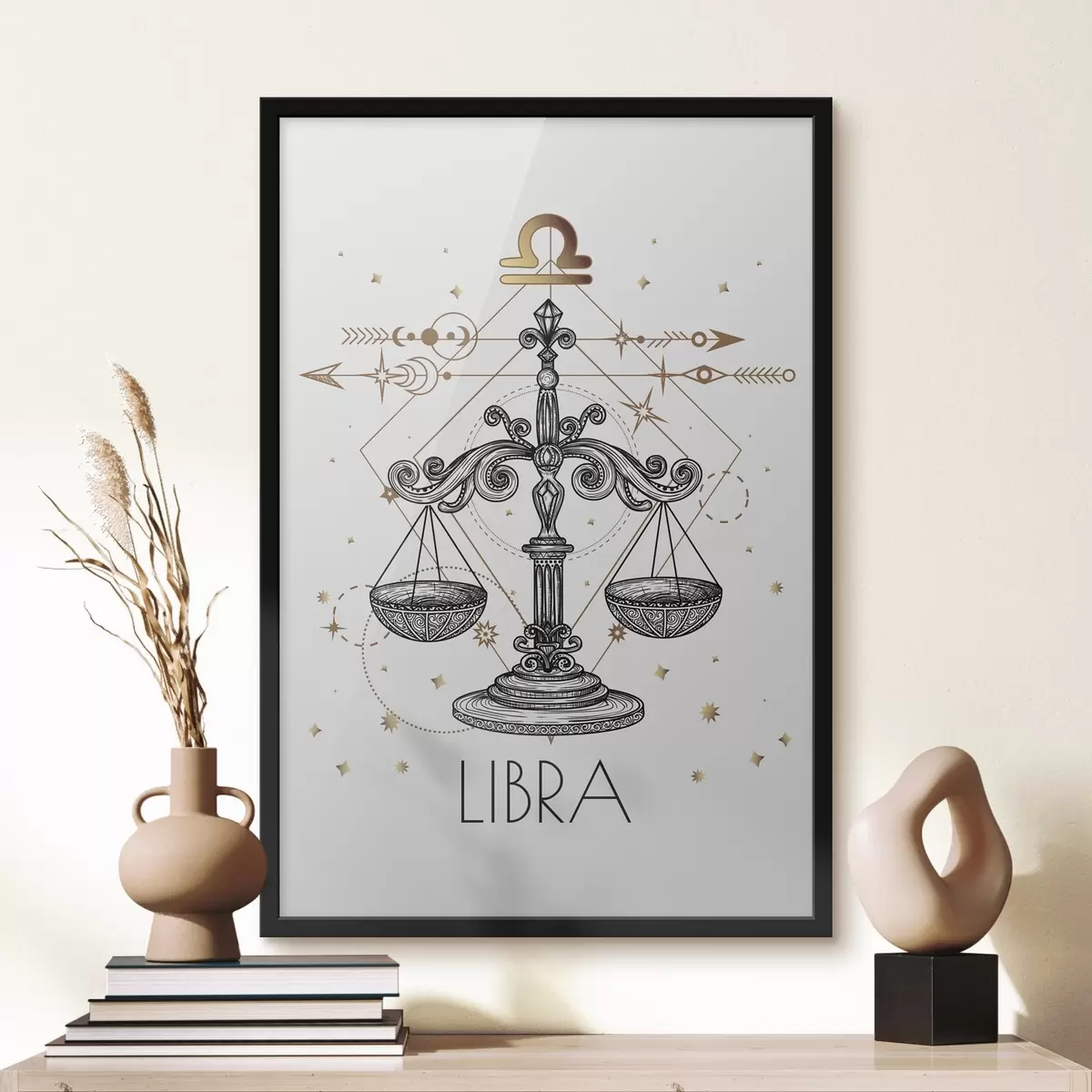 Plakatas Svarstyklių astrologinio ženklo piešinys f37305