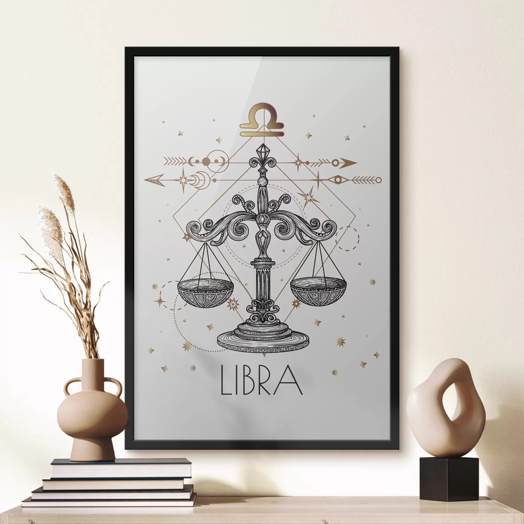 Paveikslėlis Svarstyklių astrologinio ženklo piešinys f37305