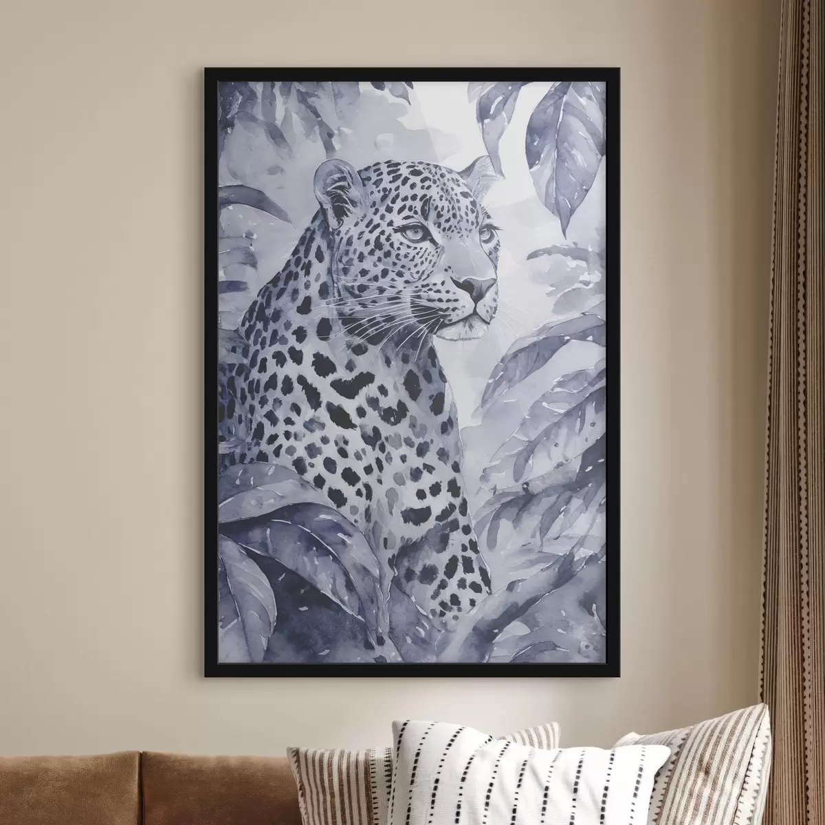 Plakatas Leopardo akvarelė f37341v1