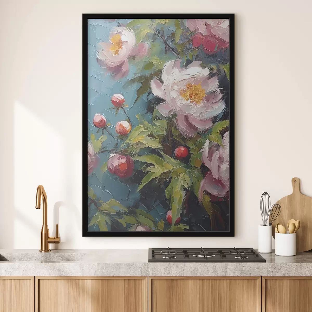 Plakatas Gėlių ir pumpurų vaizdas f38496