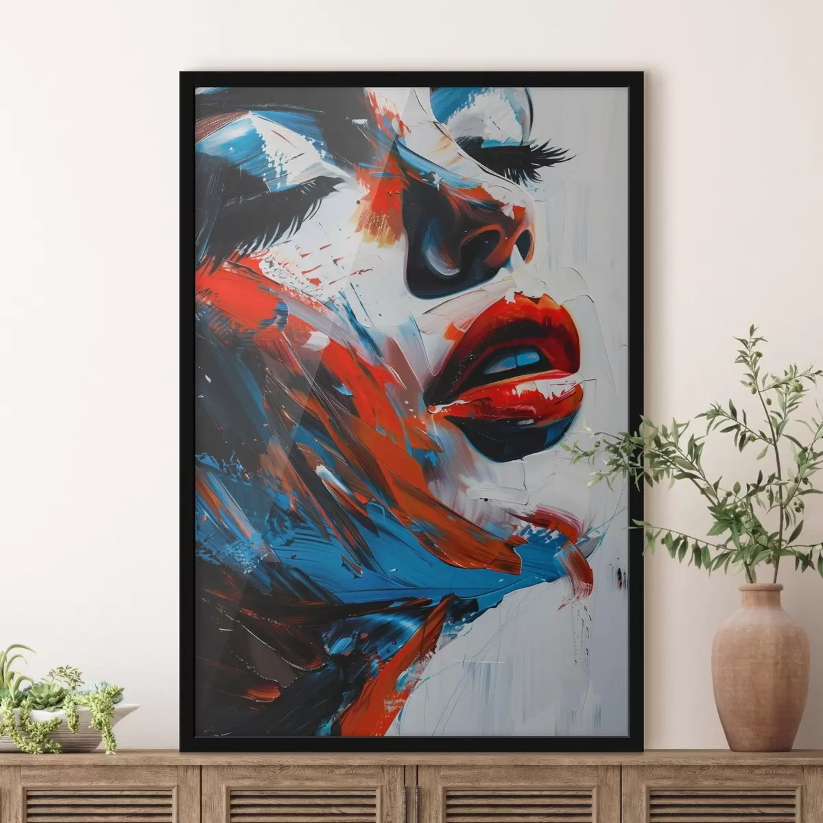 Plakatas Moters veido tapyba f38576