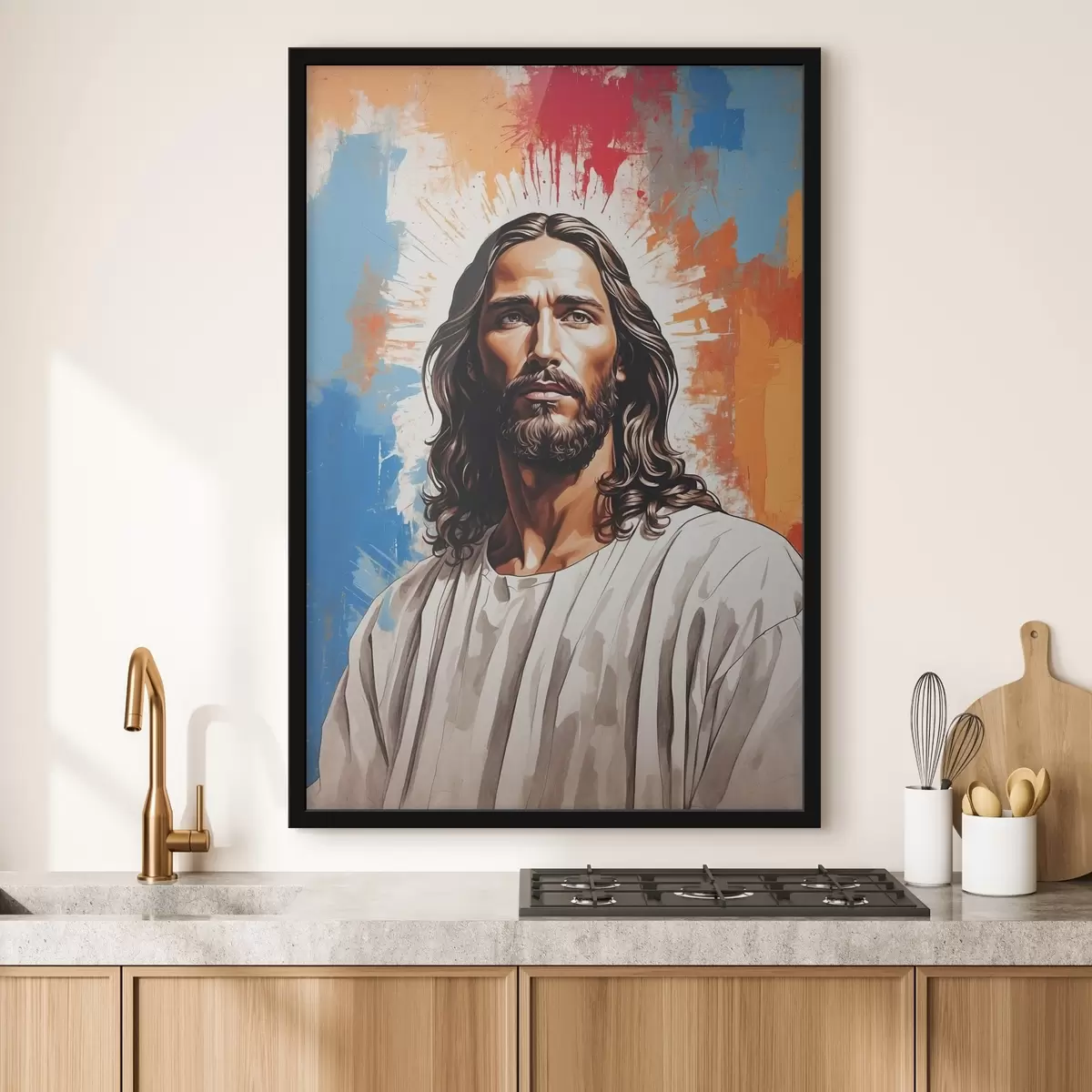 Plakatas Vyro su ilgais plaukais vaizdas f38589