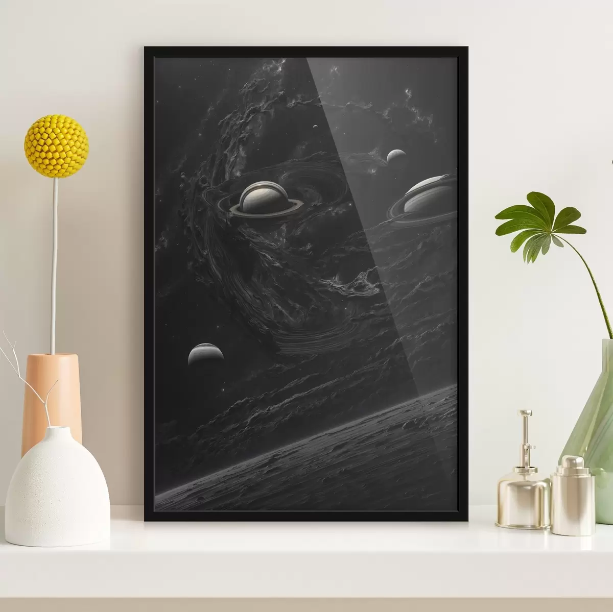 Plakatas Mistinės planetos sukasi kosminiame šokyje f38858