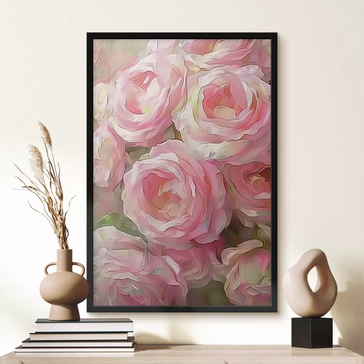 Plakatas Švelnūs švelnių pastelinių atspalvių žiedai f38869