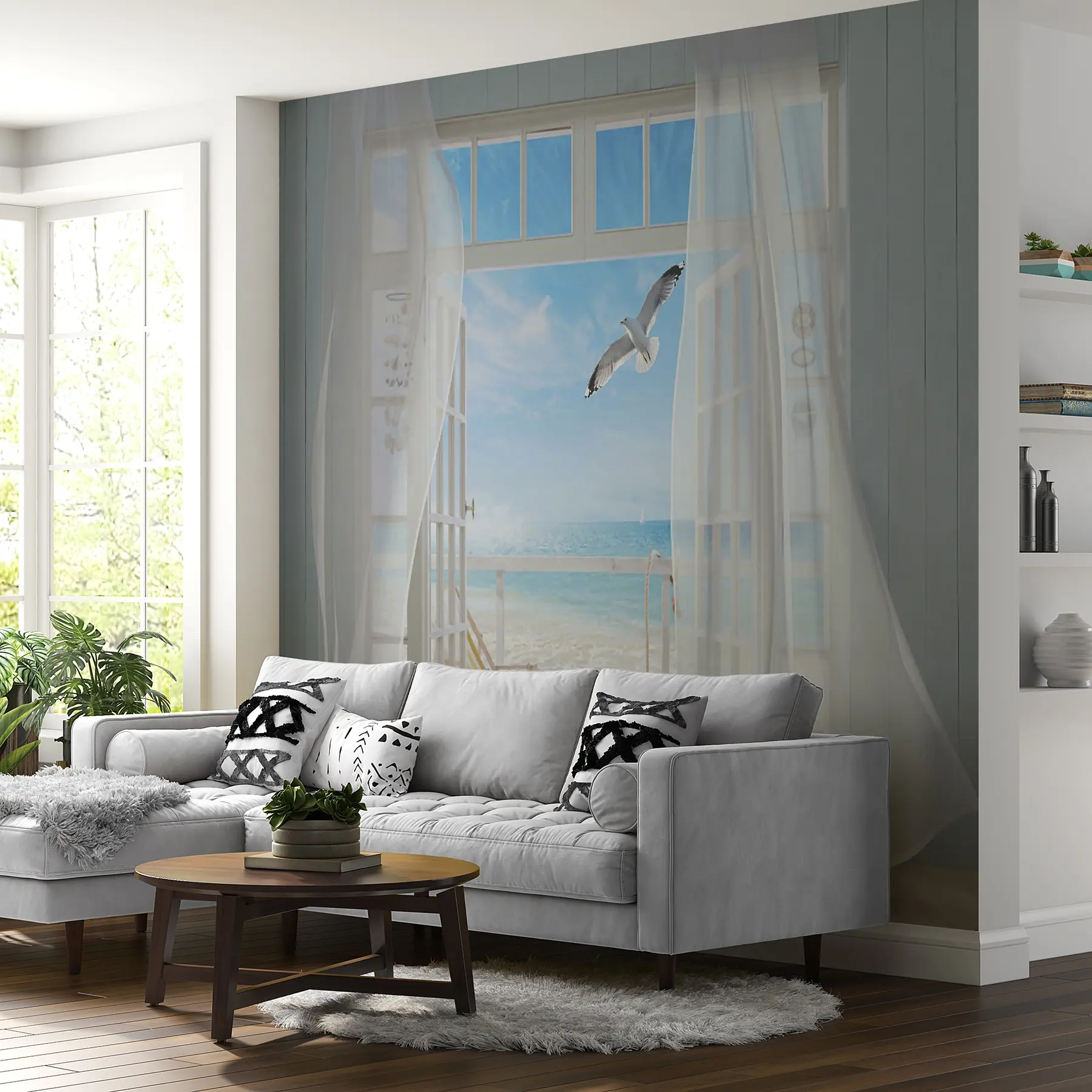 Fototapetai Jūra ir racka lange u40534