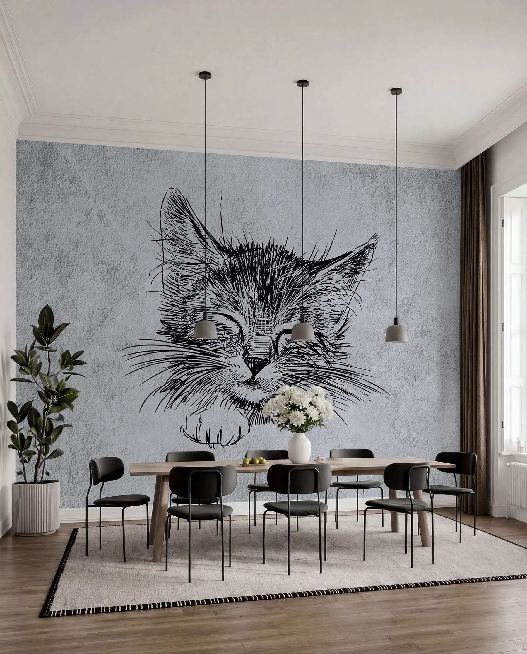 Fototapetai Katės, kačių ir mėsėdžių šeimos gyvūnai u43536