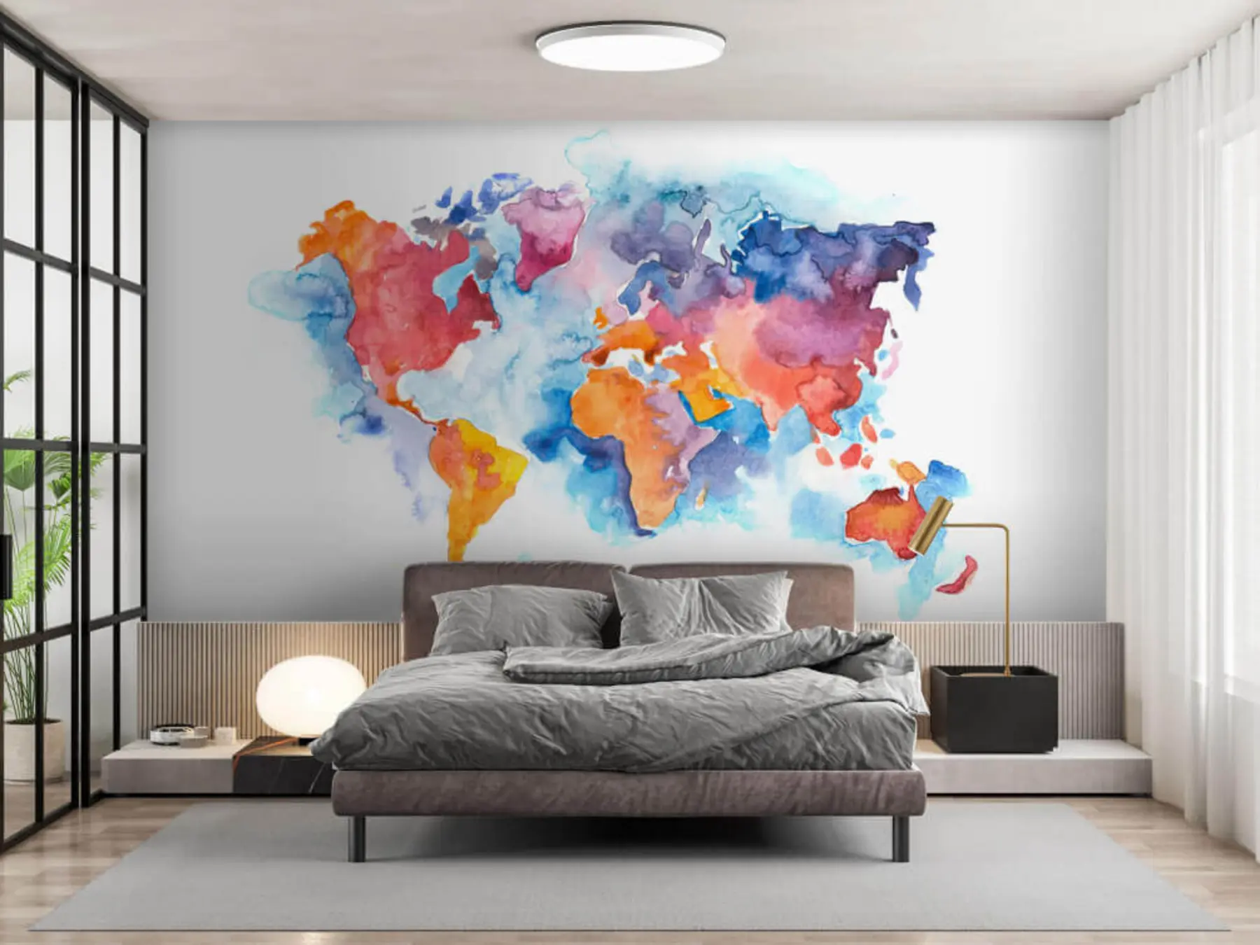 Fototapetai Paint, world e šriftas u51100