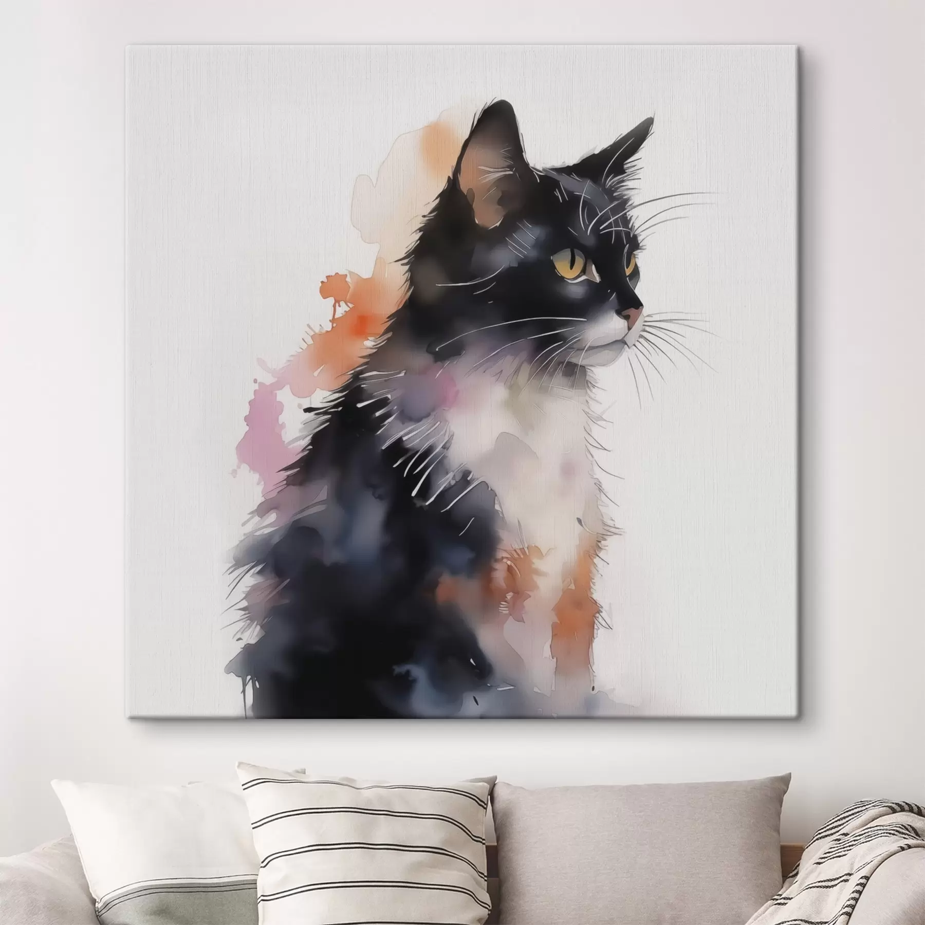 Fototapetai Katės imitacija akvarele s42121