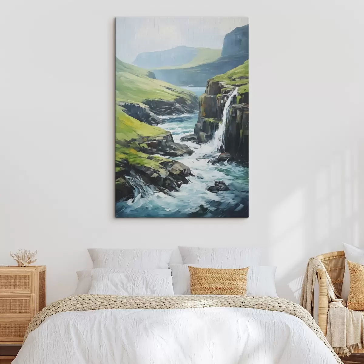 Paveikslėlis Upė tarp fiordų - paveikslo imitacija s42125