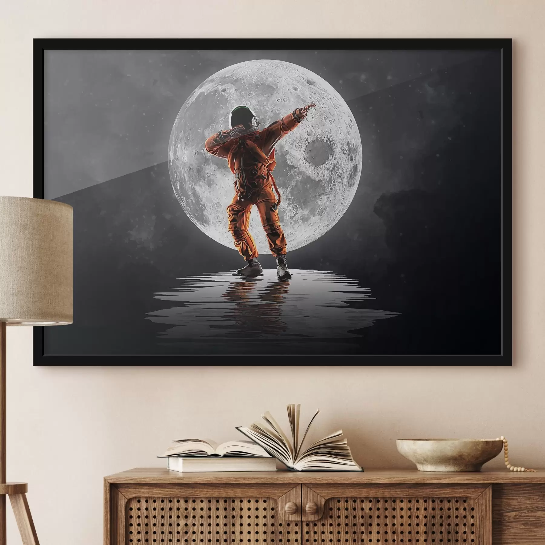 Fototapetai astronautas Mėnulyje f33905
