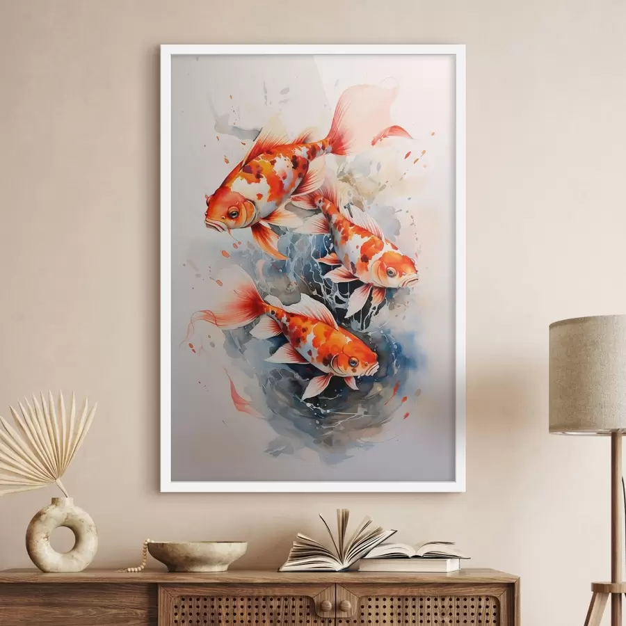 Fototapetai Koi tvenkinyje f34247