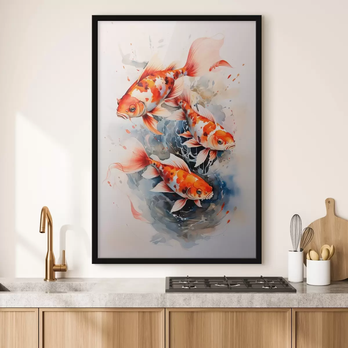 Plakatas Koi tvenkinyje f34247