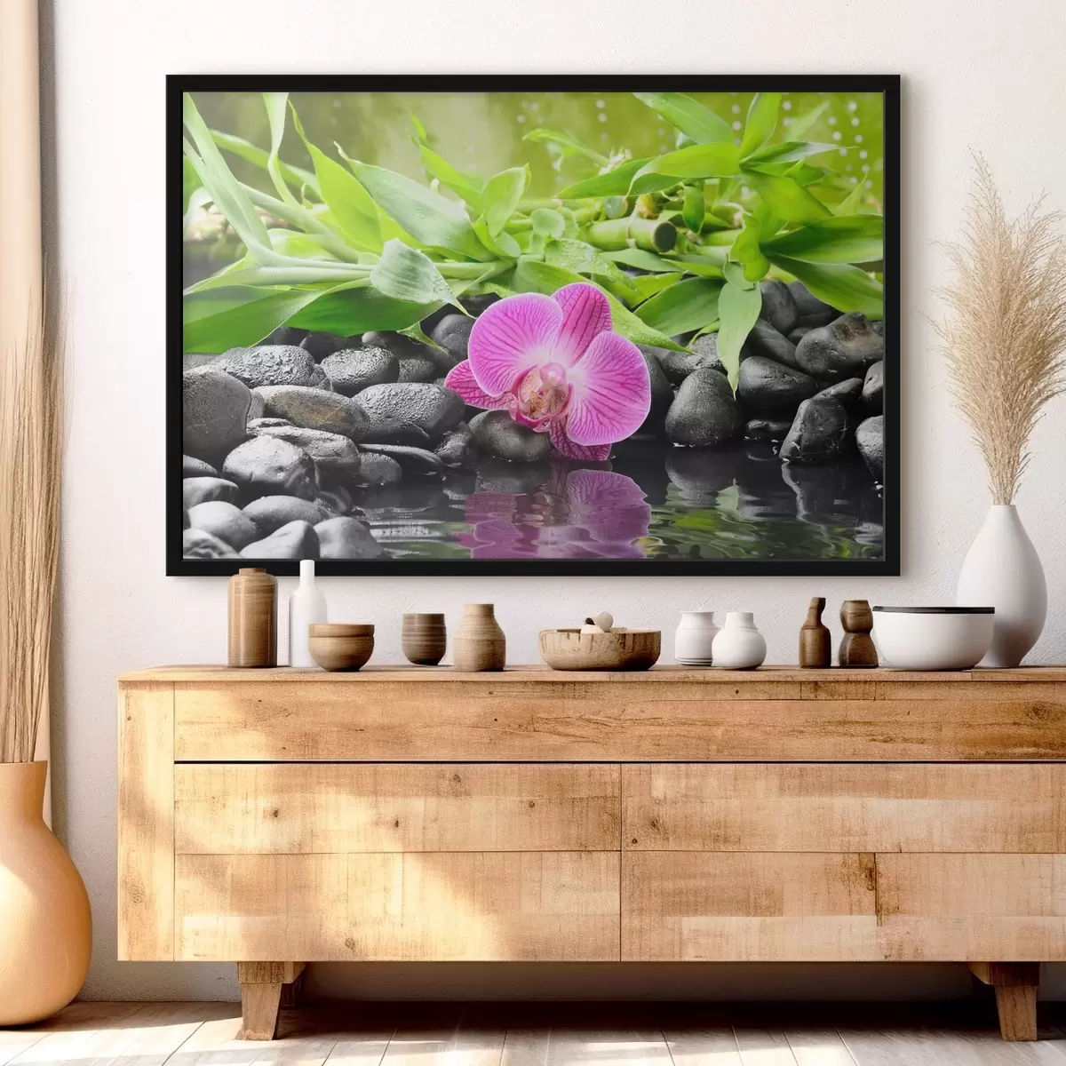 Plakatas Orchidėja ant vandens f34937