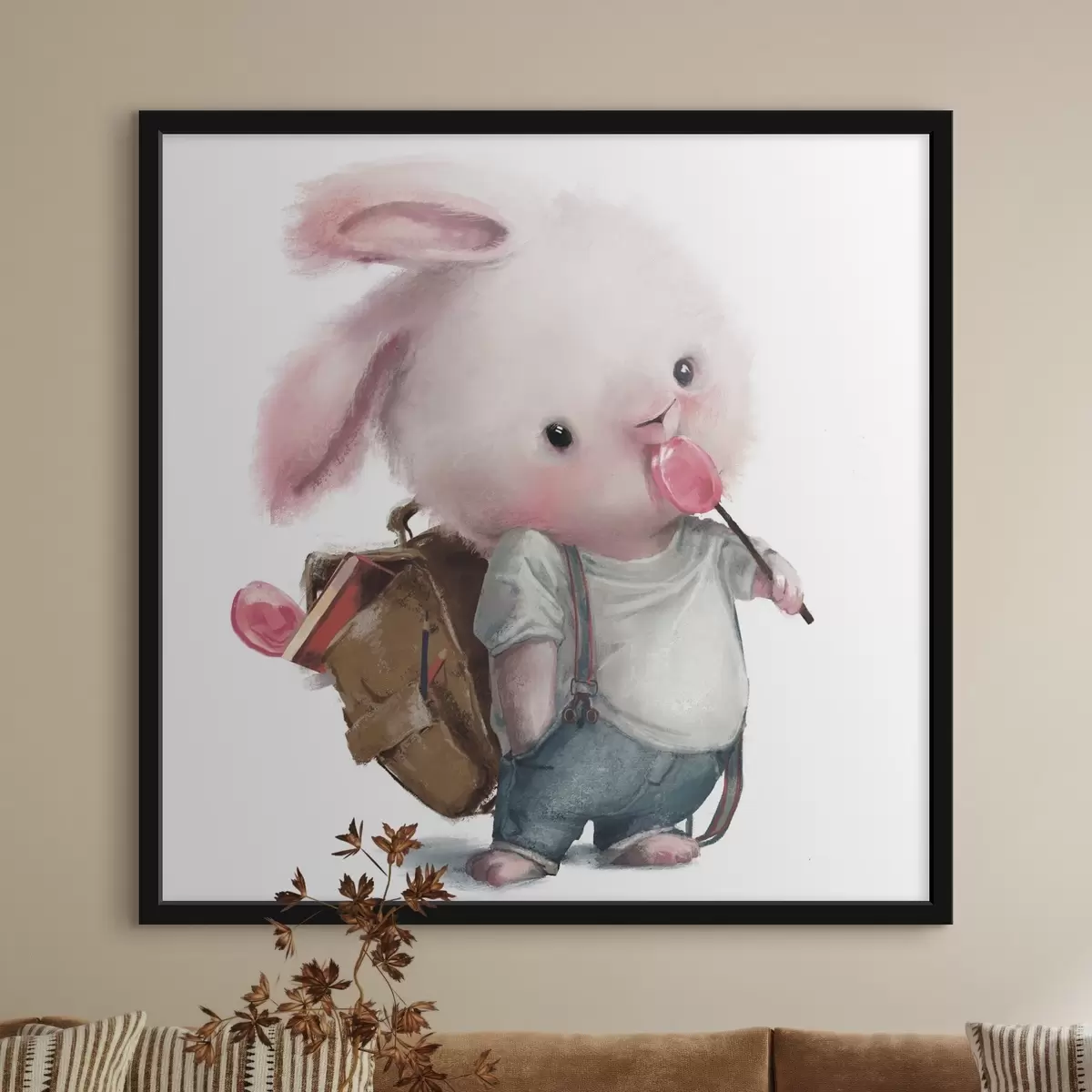 Plakatas Studentas Kiškis Rugsėjo 1 d f34981