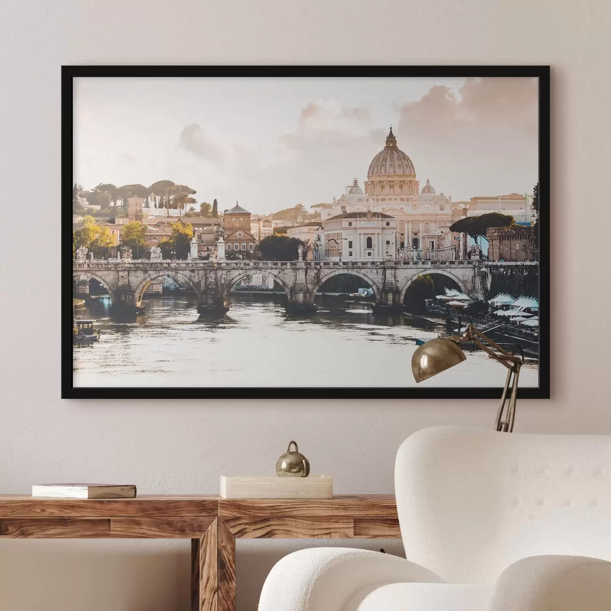 Plakatas Romos senamiestis, architektūra f35626