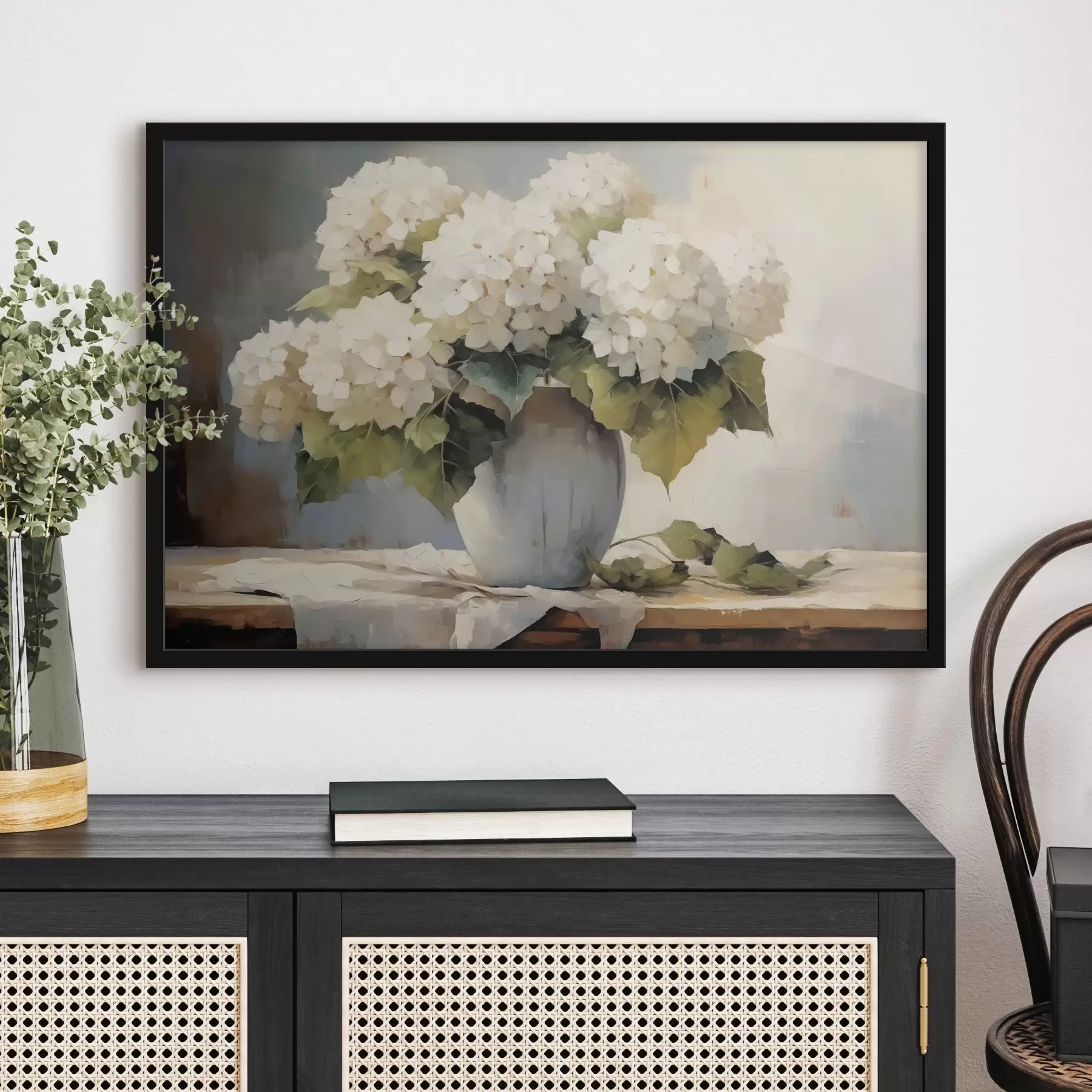 Paveikslėlis Vaza su gėlėmis ant stalo f41761