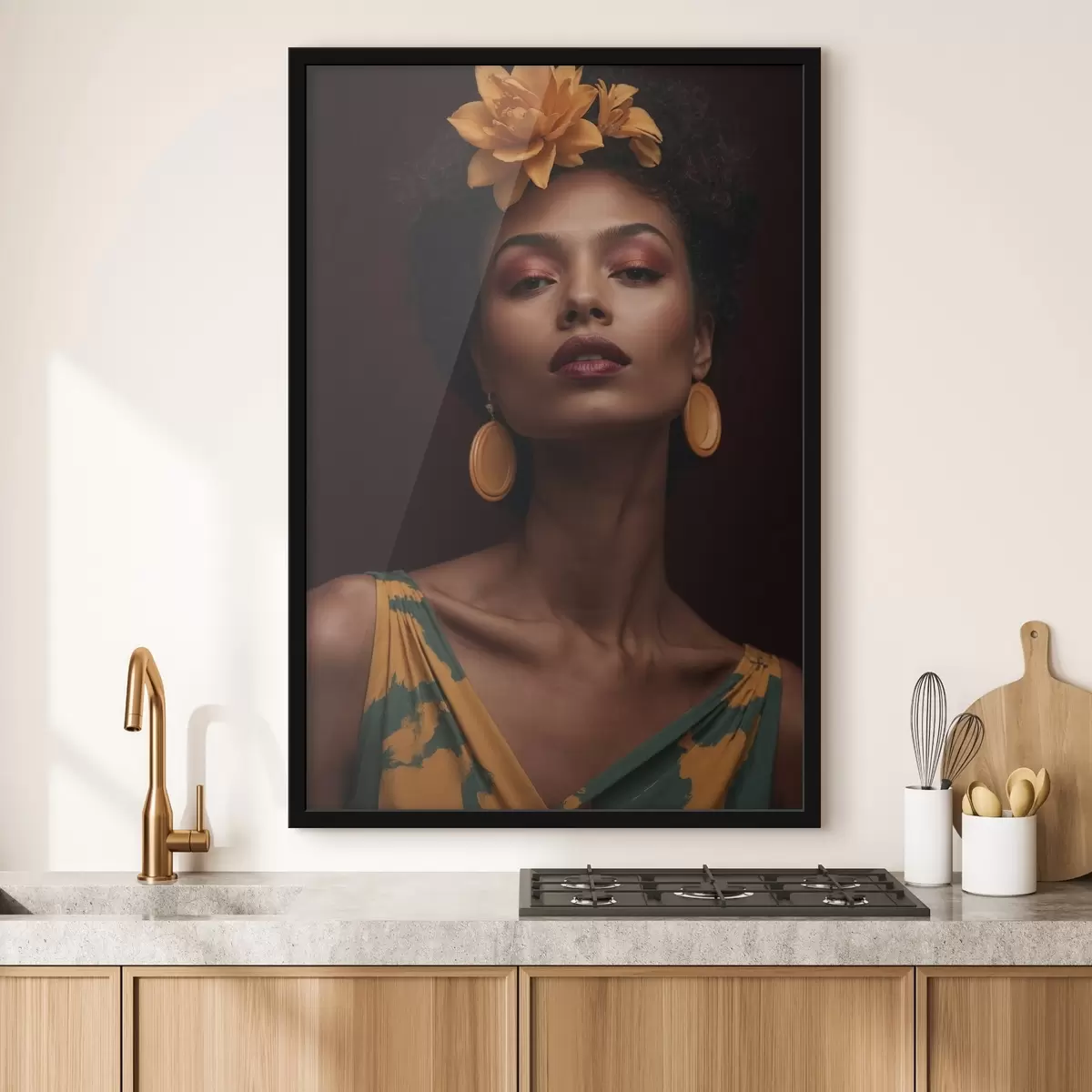 Plakatas Paslaptinga mergina f42099