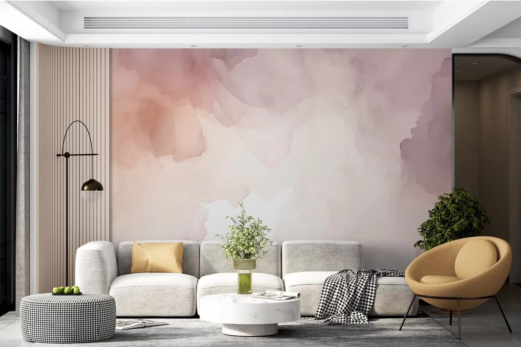 Fototapetai Akvarelės apskritimai w02607