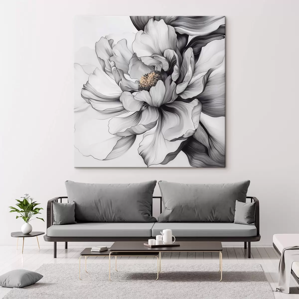 Paveikslėlis Didelė abstrakti gėlė s41990