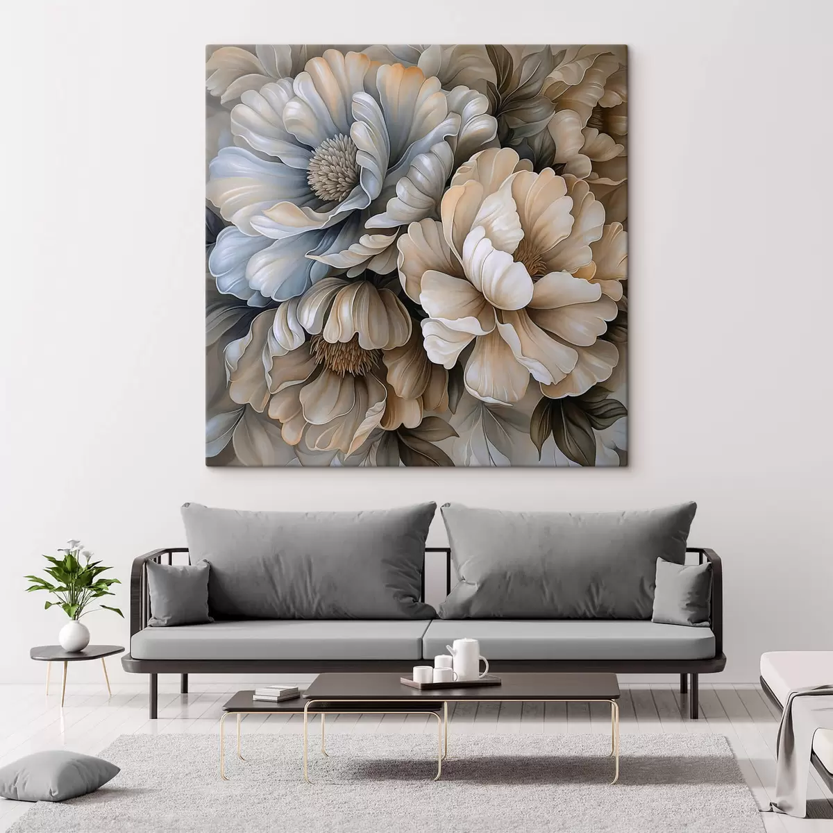 Paveikslėlis Didelių gėlių puokštė s42108