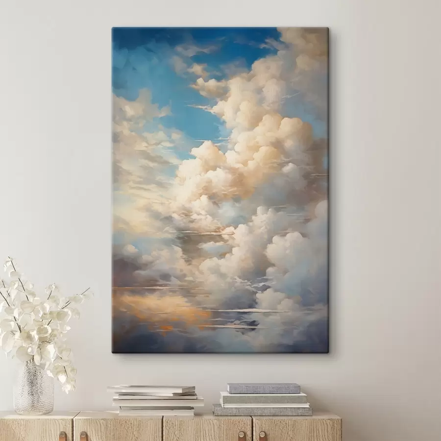 Fototapetai Dangus su debesimis, imituojantis tapybą s42145