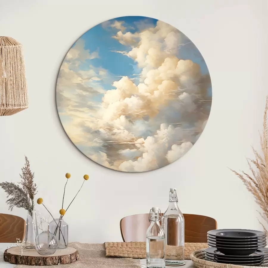 Fototapetai Dangus su debesimis, imituojantis tapybą r42145